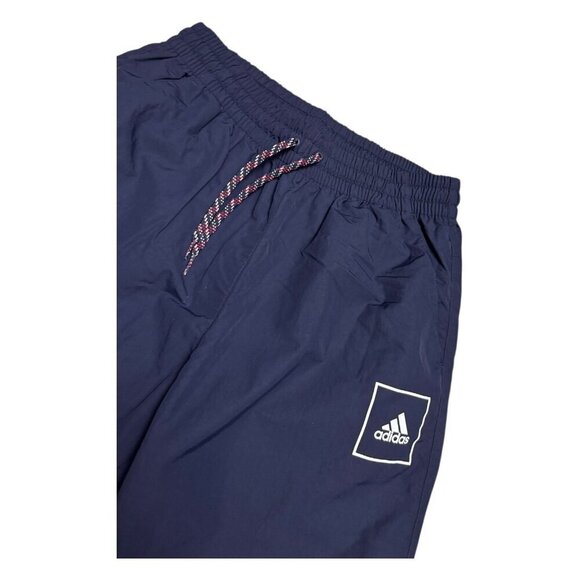 ADIDAS Splash Track Windbreaker Jogger Blue Activewear Pants Mens Medium - Picture 2 of 6